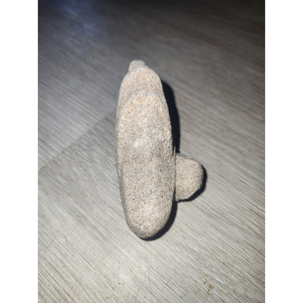 Natural Sandstone Gogotte Concretion Abstract Sculptural Mineral Specimen 3.5" - Picture 2 of 6